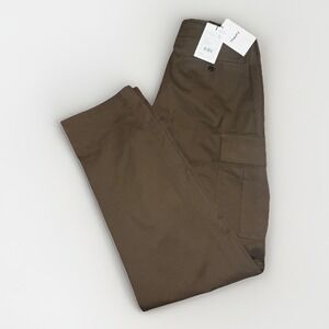 THEORY Pants Mens Size 31 Green Moss Straight Leg Chino Twill Cargo Pocket $265